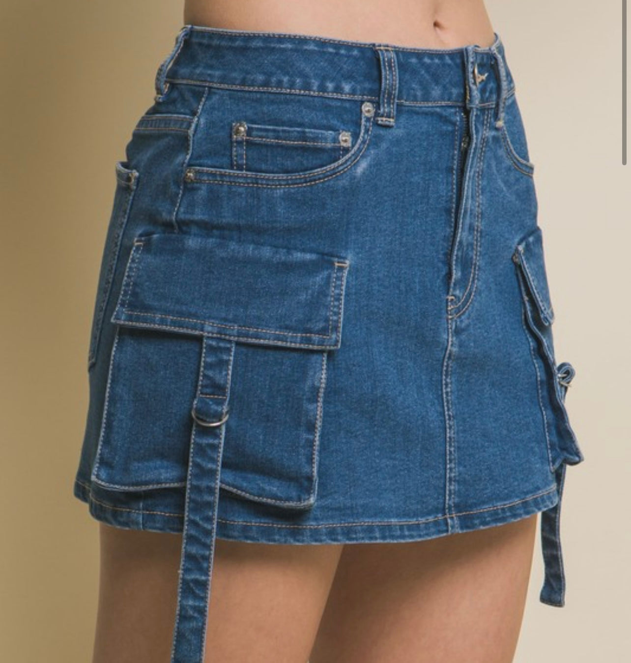 Denim skirt