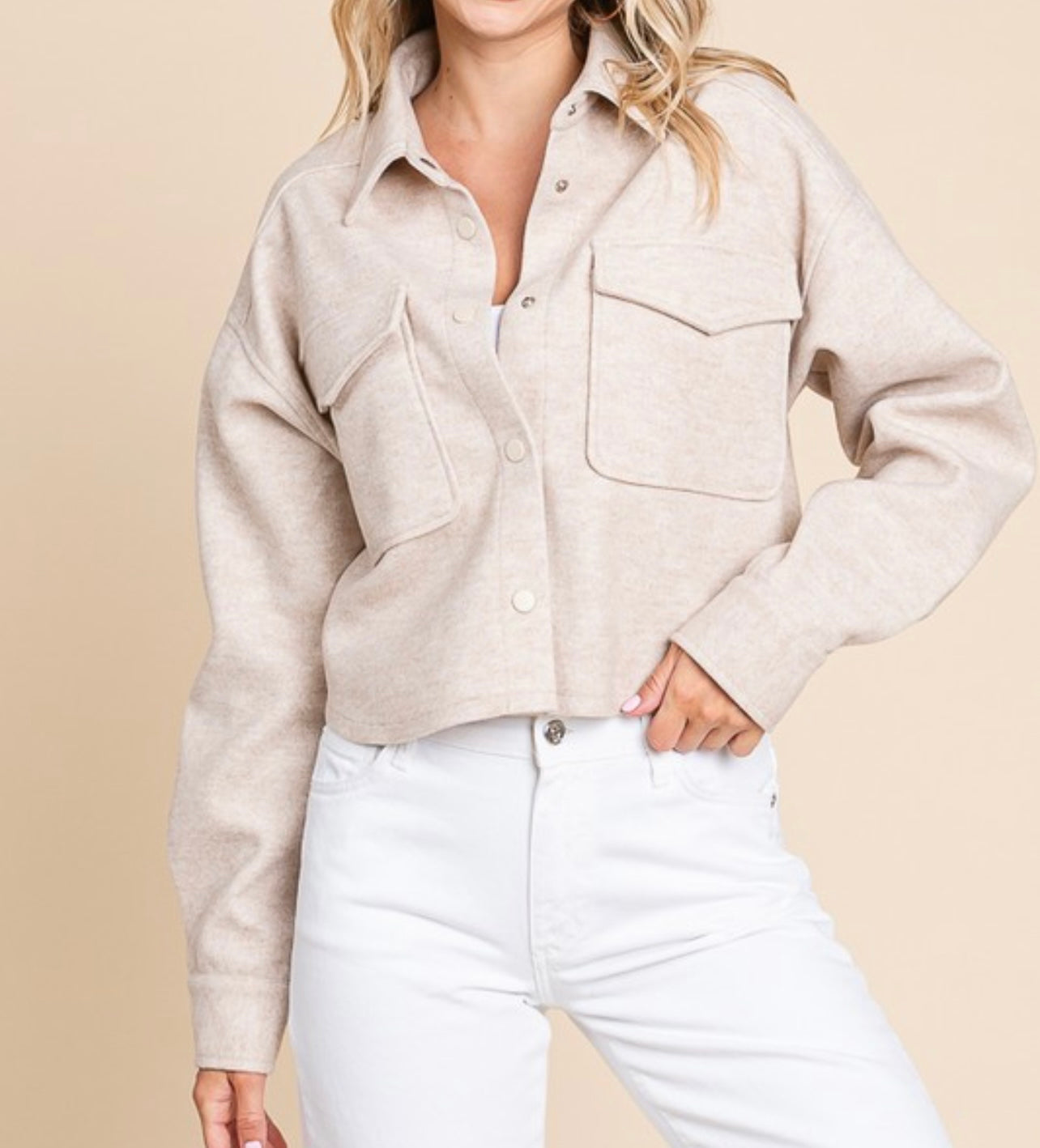 Mid cropped jacket