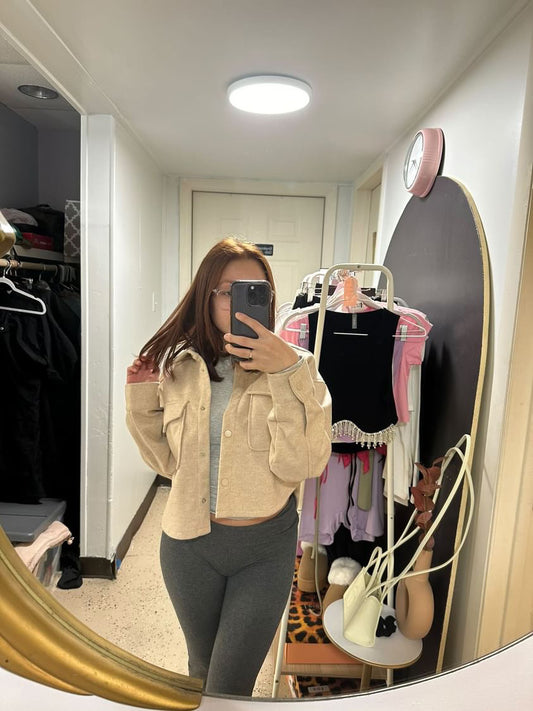 Mid cropped jacket