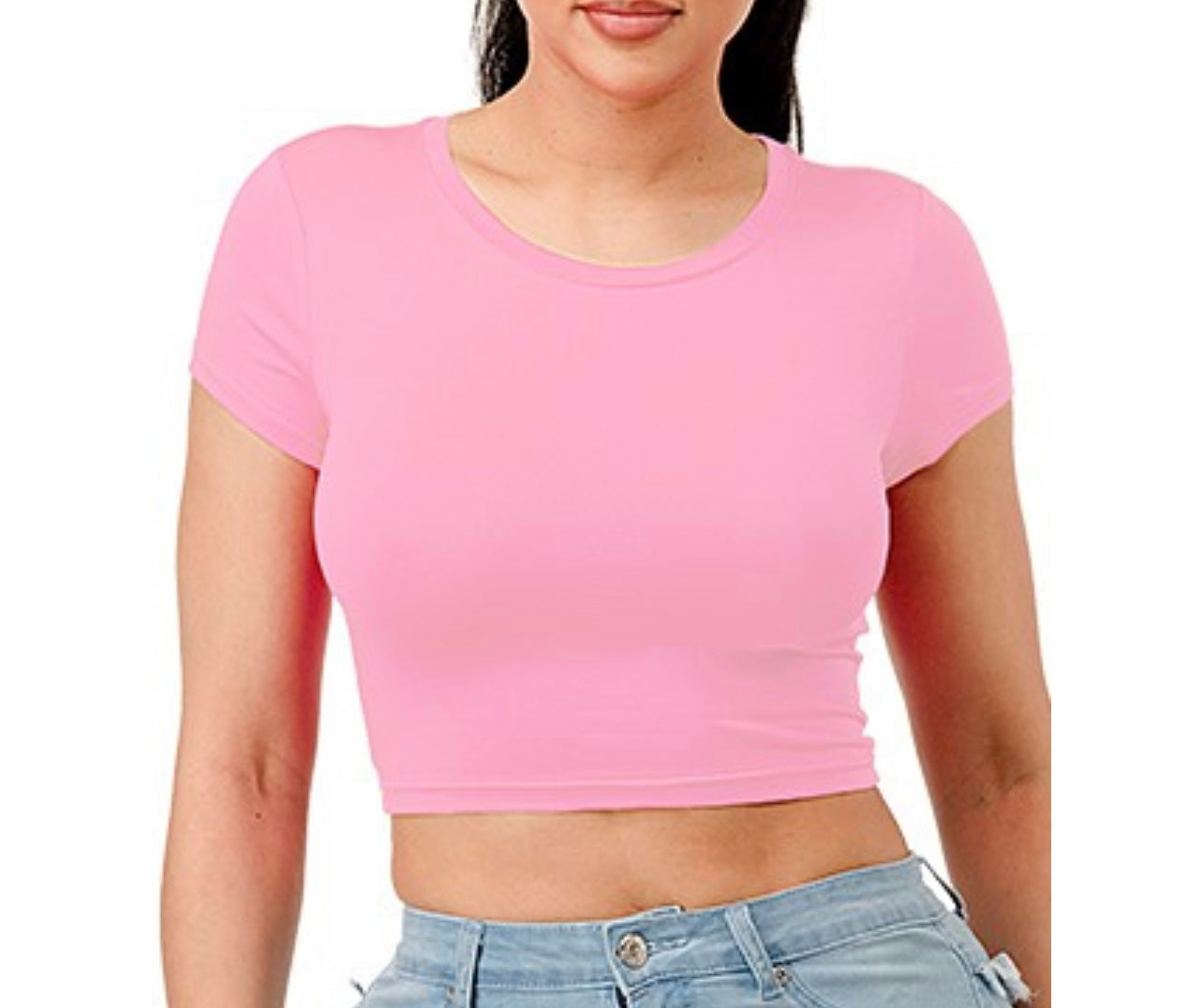 Basic pink top